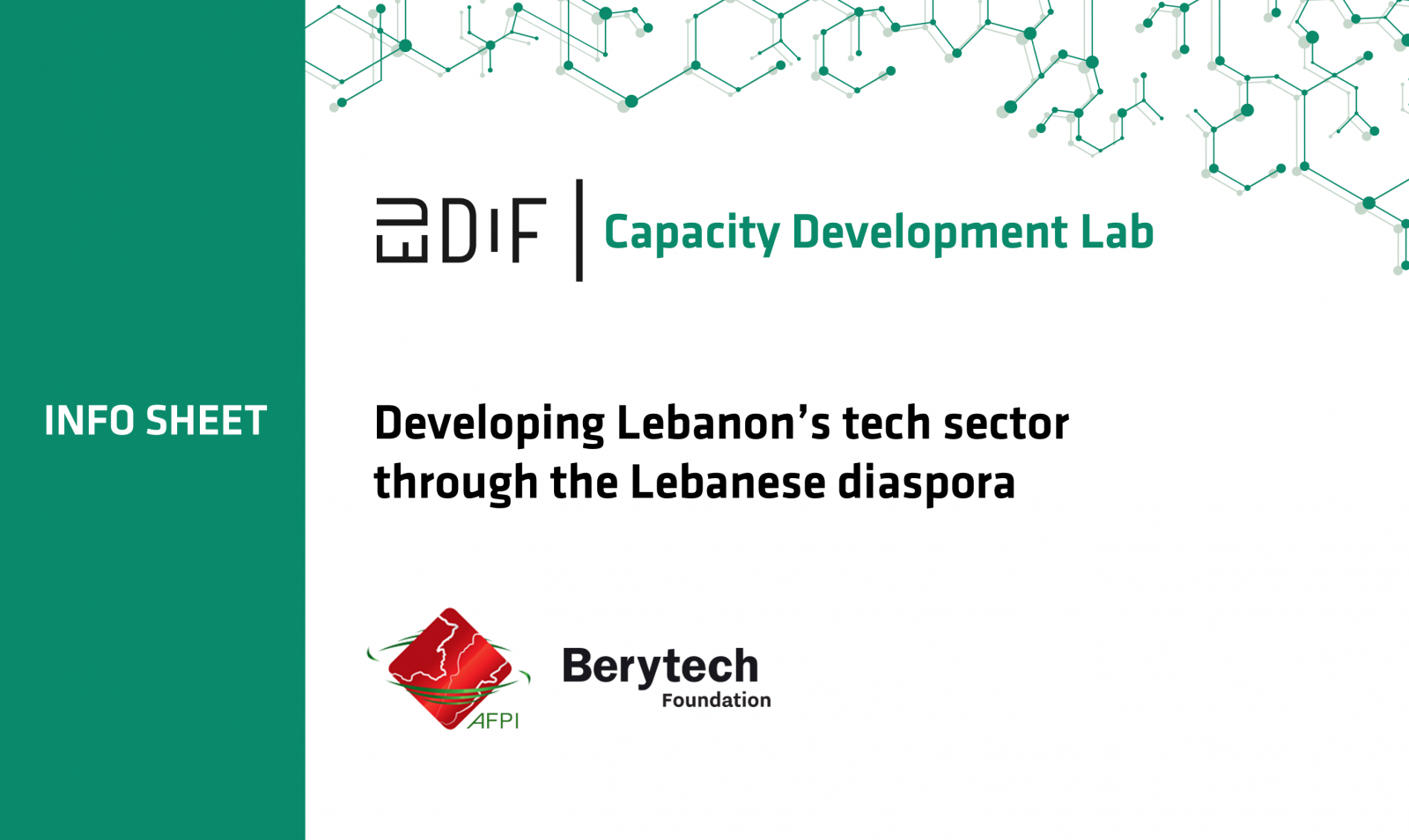 CDL info sheet: Lebanon AFPI x Berytech