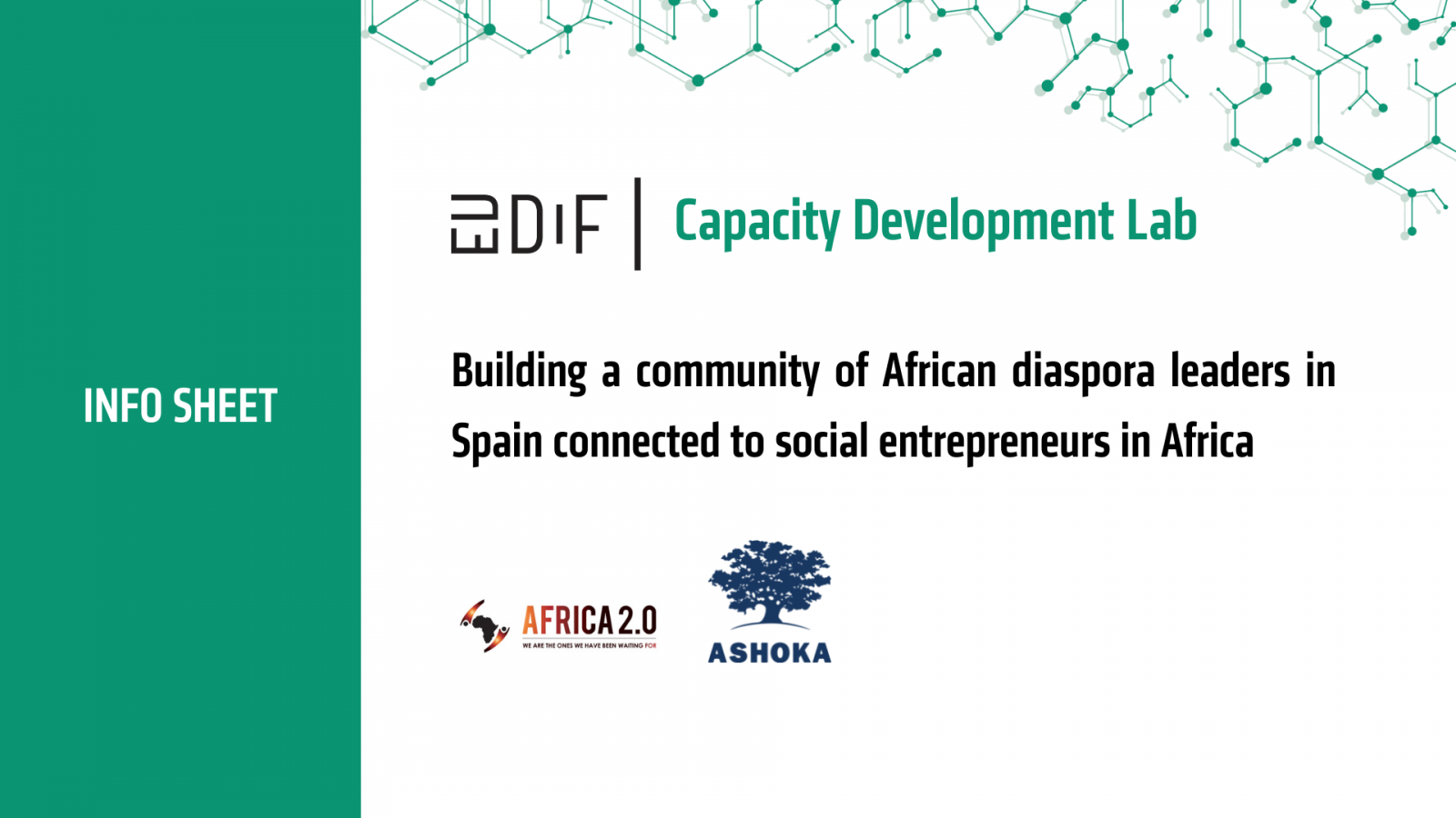 Action infosheet cover Africa 2.0 Ashoka F