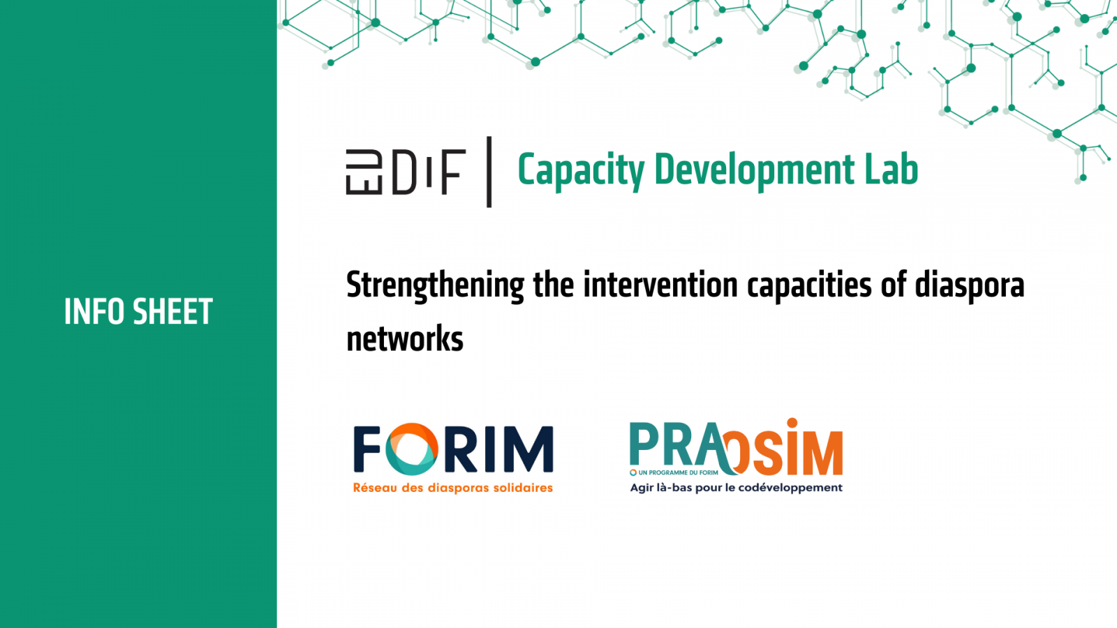 Infosheet cover FORIM