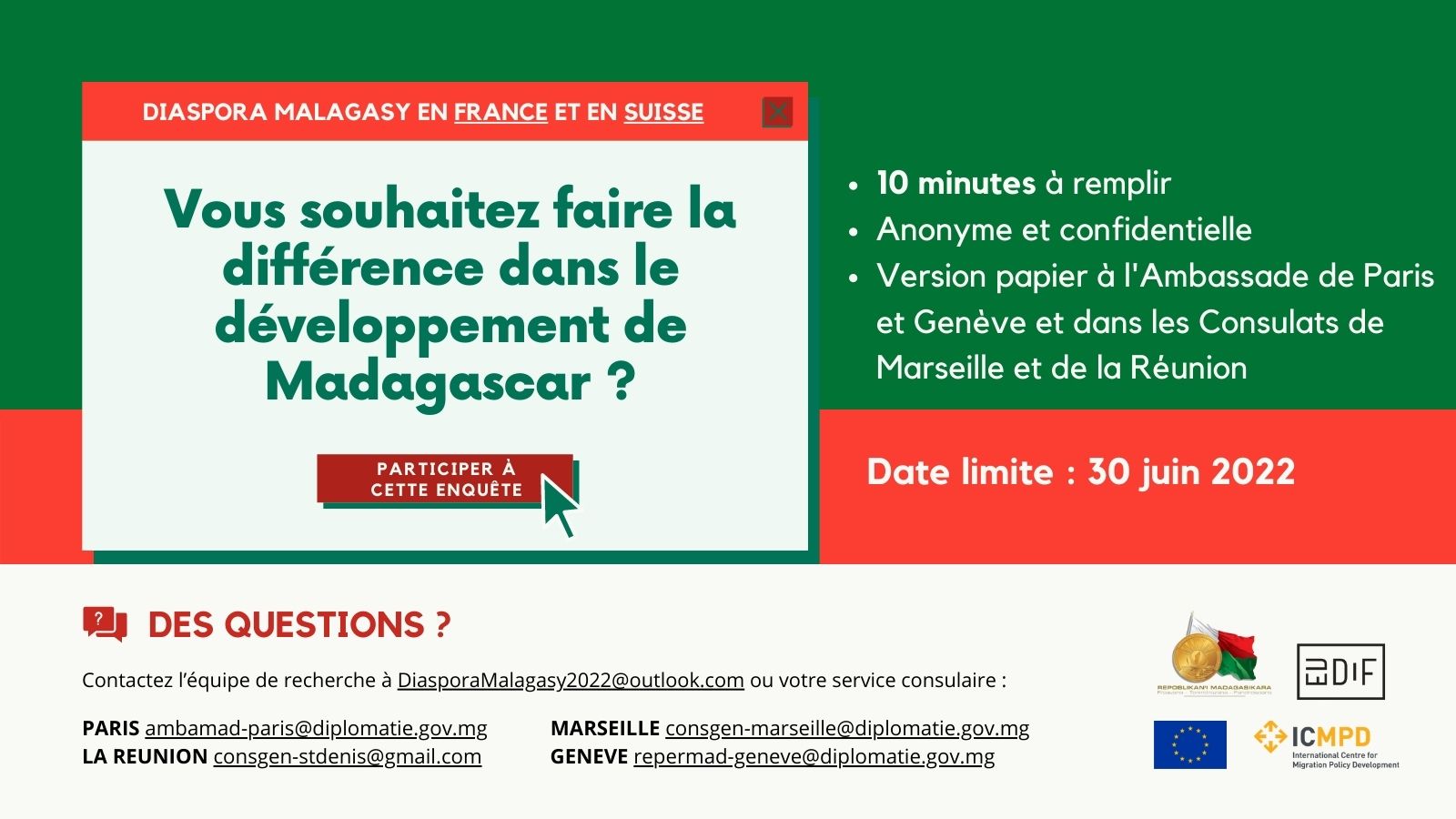 Madagascar survey tweet